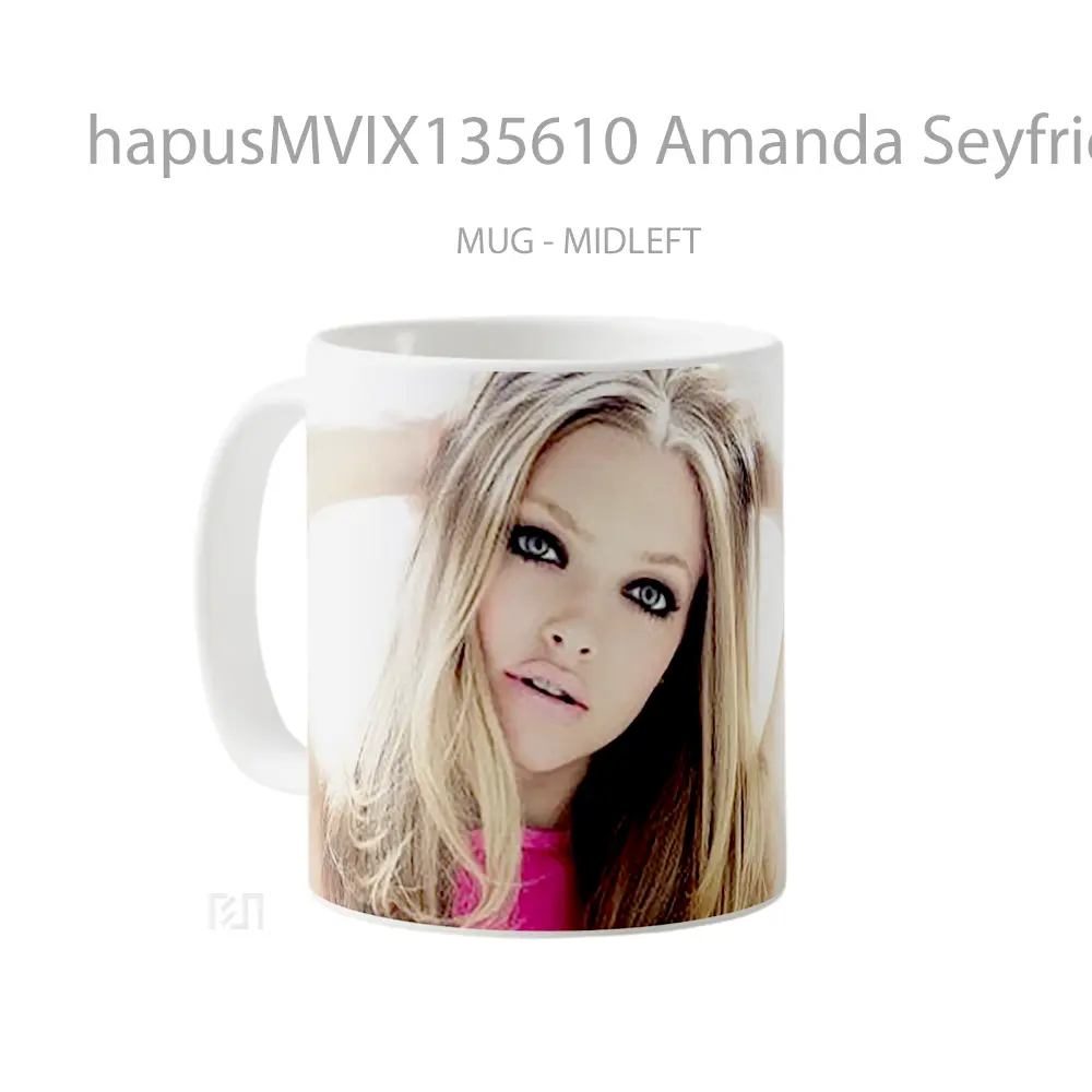 Mug Amanda Seyfried 1 Gelas Keramik Unik - All-side / Desain