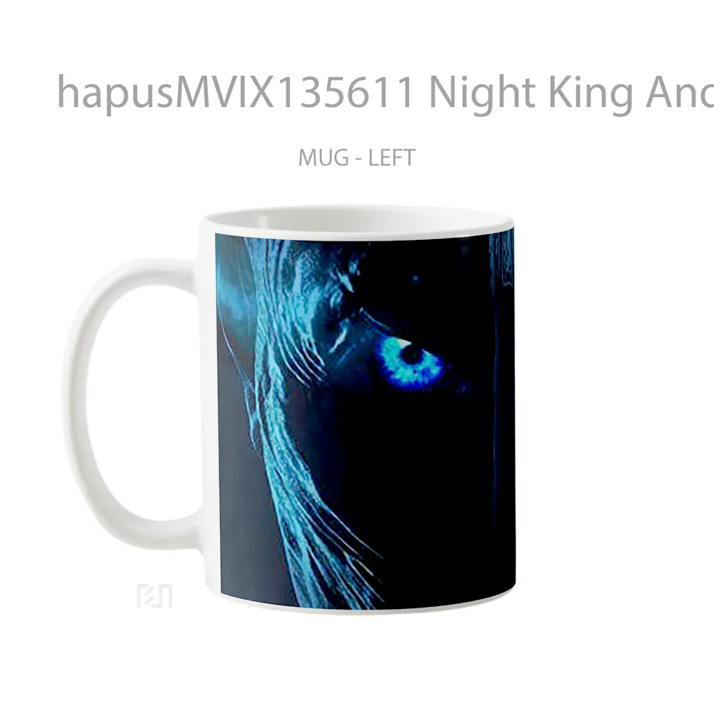 Mug Night King And Jon Snow Game Of Thrones Cangkir Gamer - All-side / Desain
