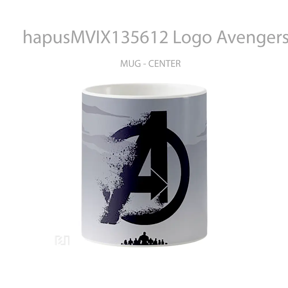 Mug Logo Avengers Endgame V2 Gelas Superhero
