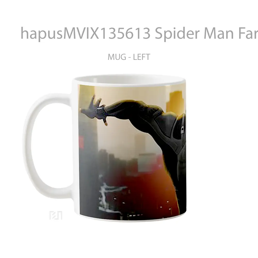 Mug Spider Man Far From Home Stealth Suit Gelas Superhero - All-side / Desain