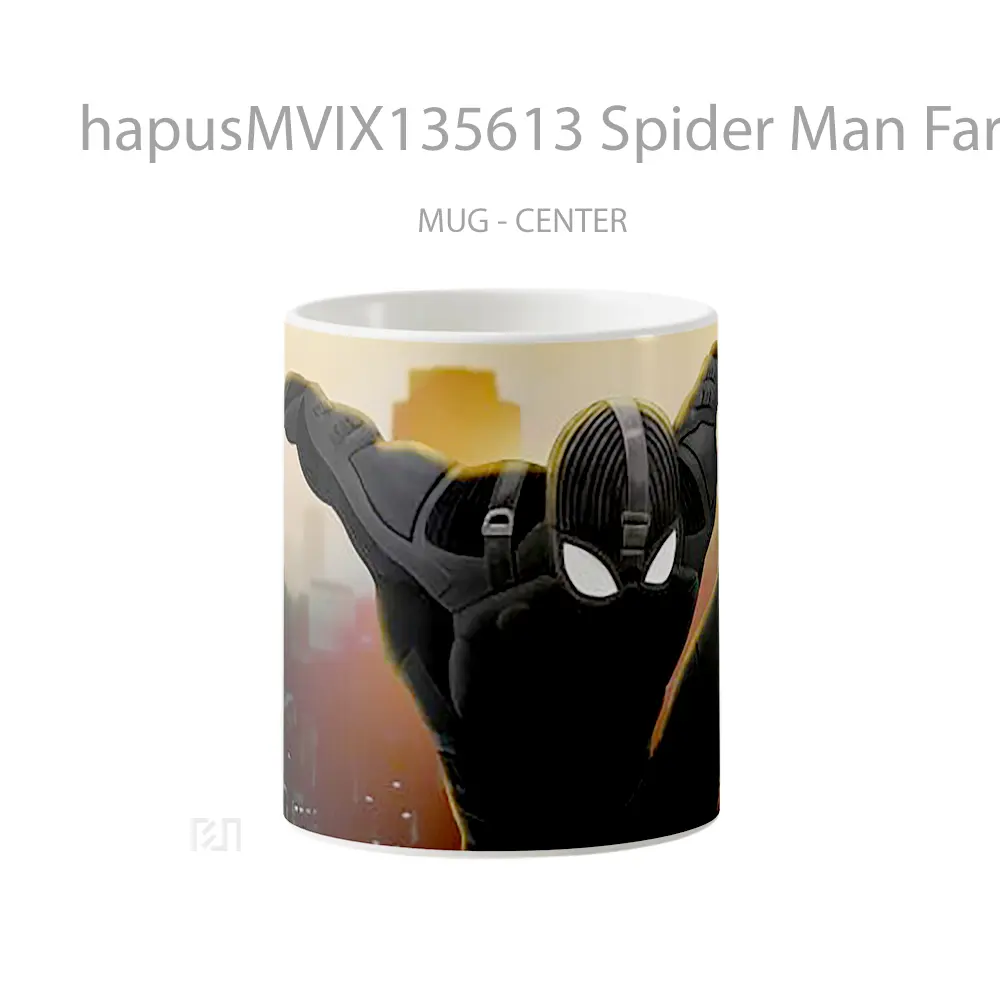 Mug Spider Man Far From Home Stealth Suit Gelas Superhero