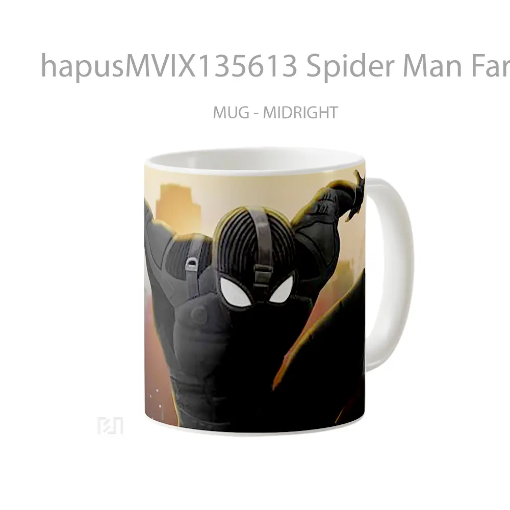 Mug Spider Man Far From Home Stealth Suit Gelas Superhero - All-side / Desain