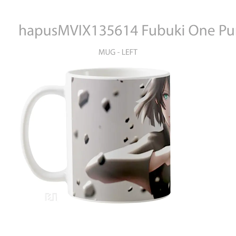 Mug Fubuki One Punch Man Cangkir Anime - All-side / Desain