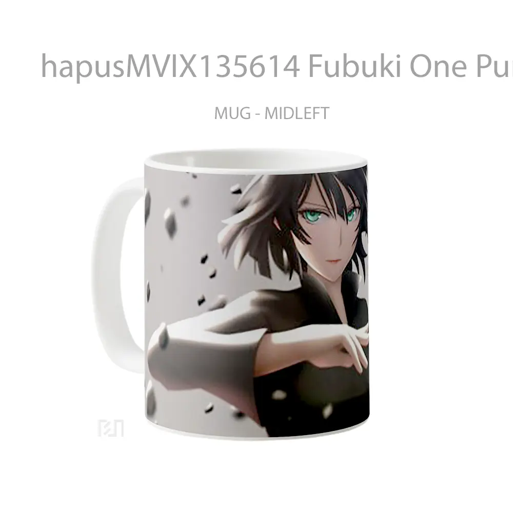 Mug Fubuki One Punch Man Cangkir Anime - All-side / Desain
