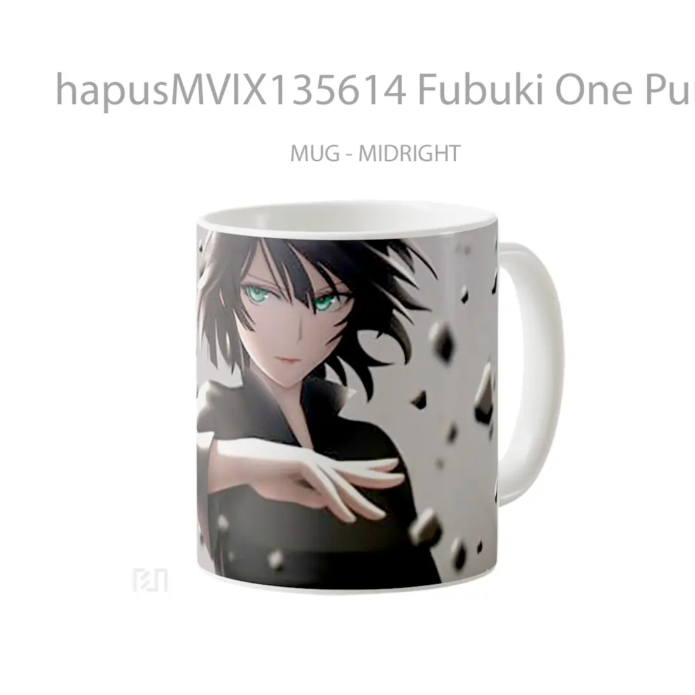 Mug Fubuki One Punch Man Cangkir Anime - All-side / Desain