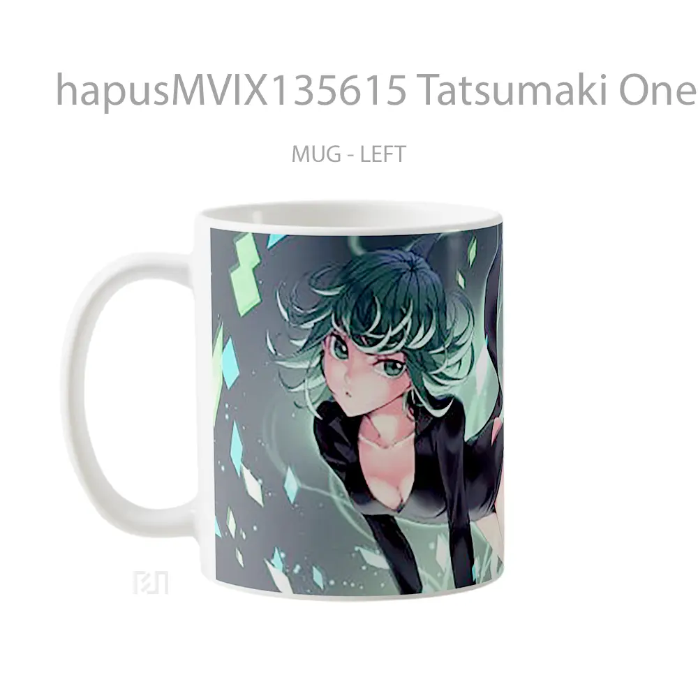 Mug Tatsumaki One Punch Man Cangkir Anime - All-side / Desain
