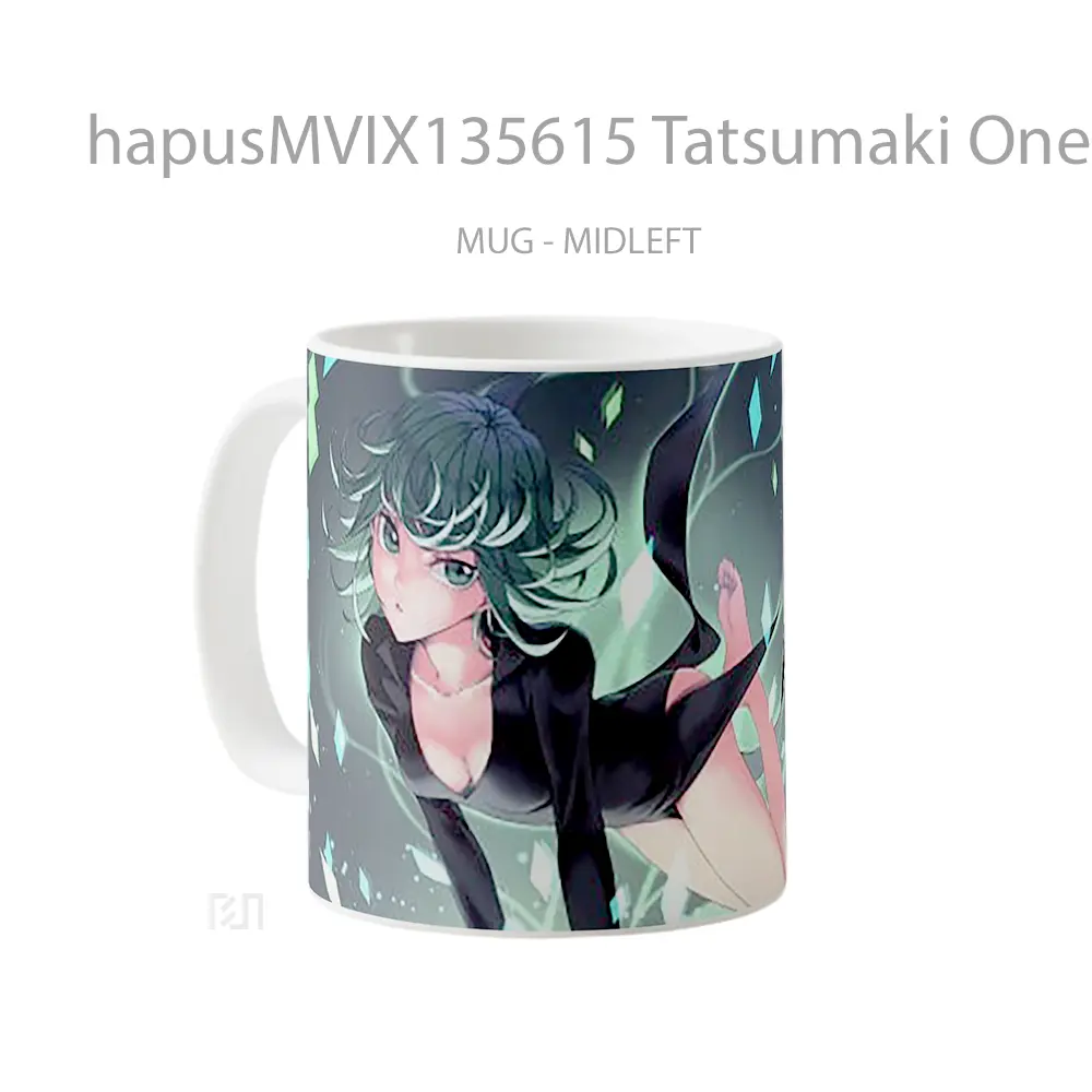 Mug Tatsumaki One Punch Man Cangkir Anime - All-side / Desain