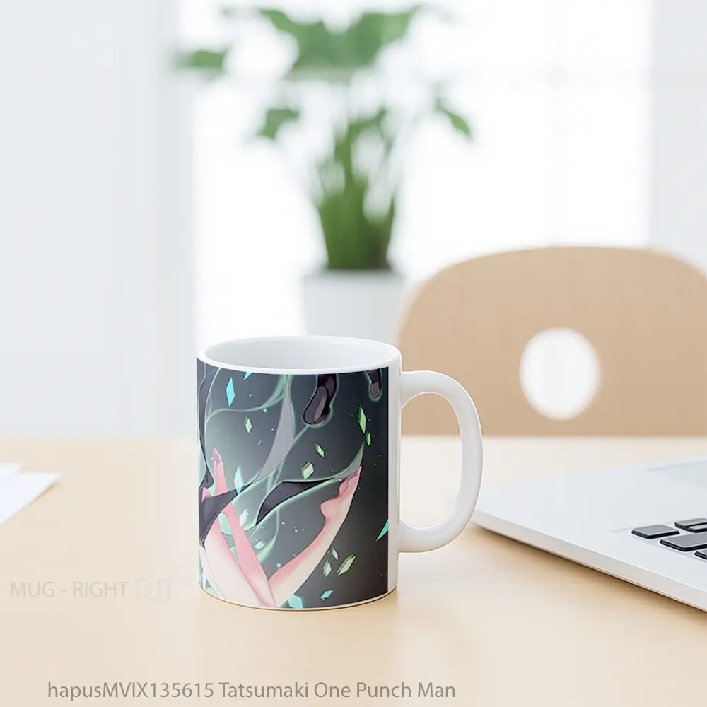 Mug Tatsumaki One Punch Man Cangkir Anime - All-side / Desain