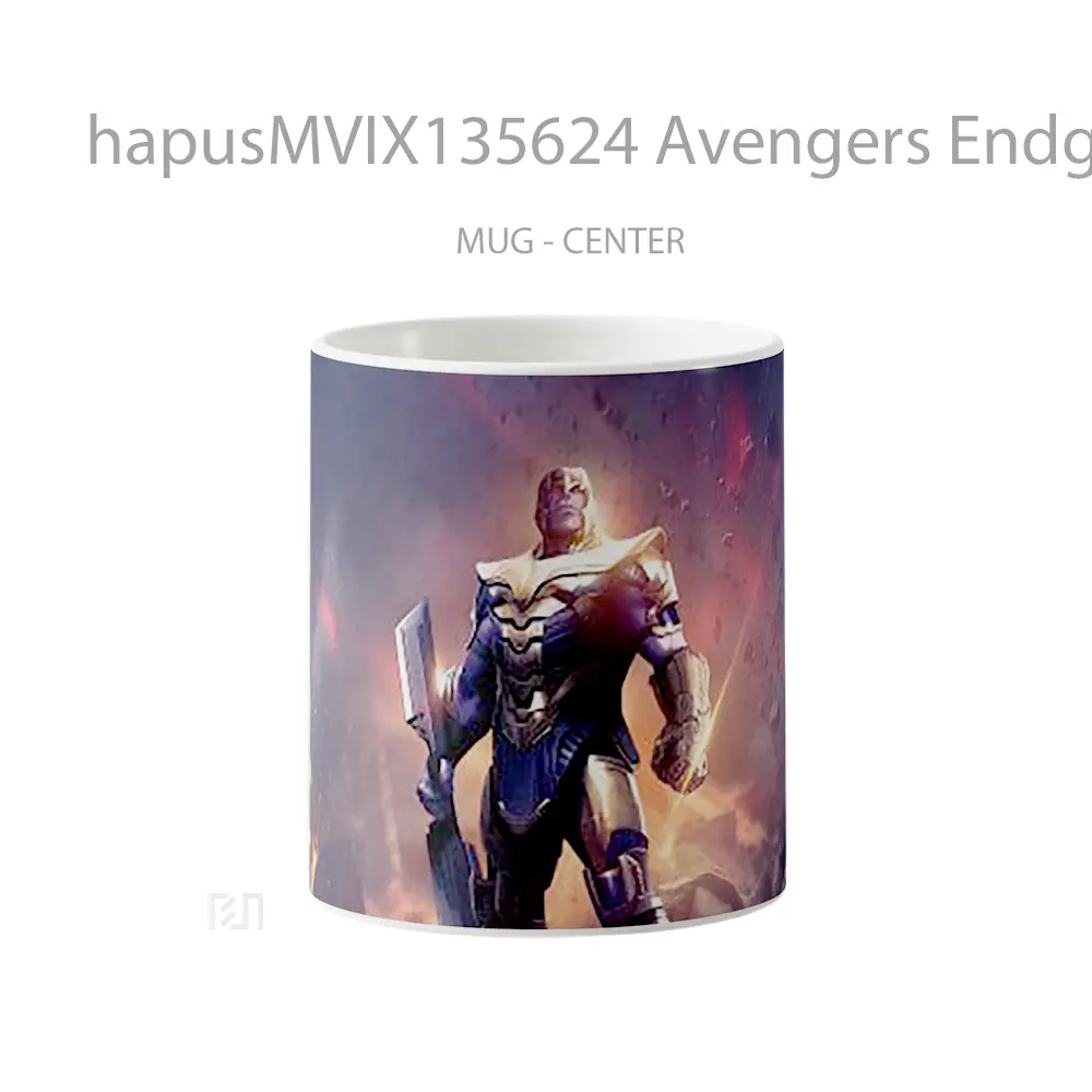 Mug Avengers Endgame Thanos Weapon Gelas Superhero