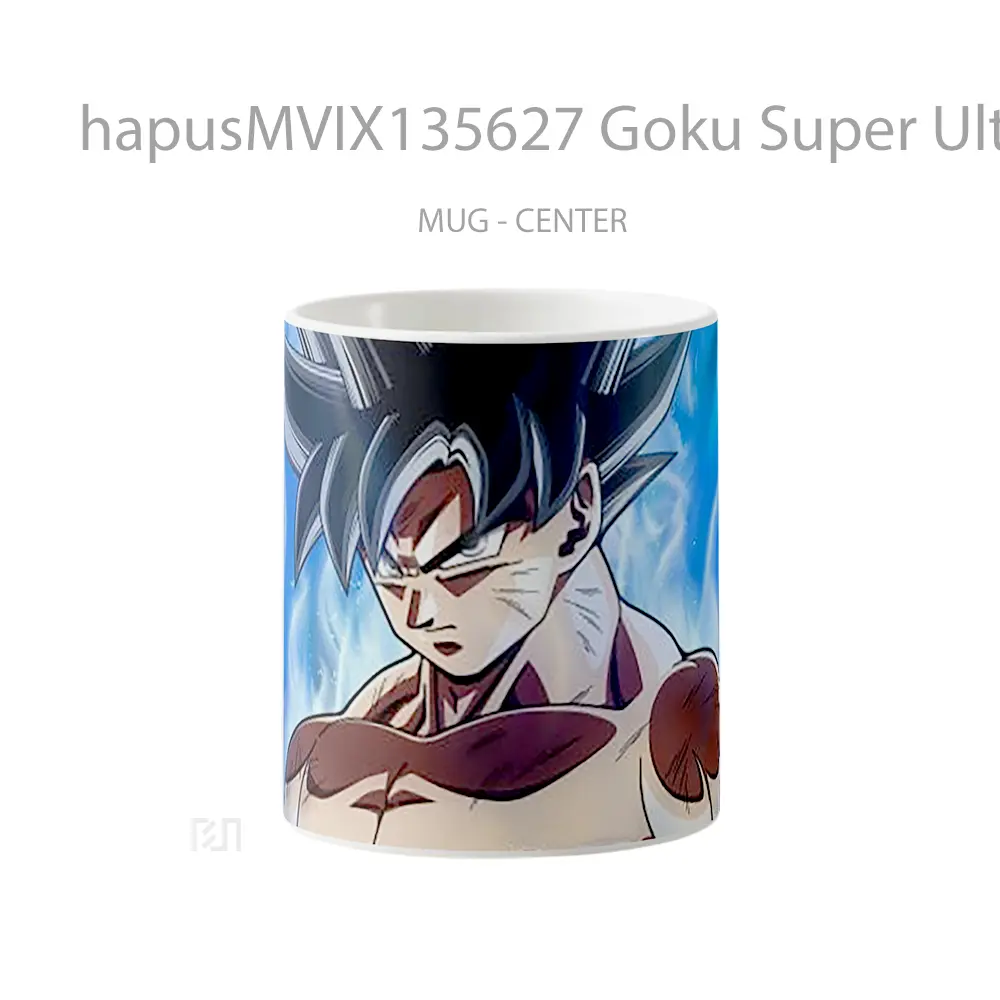 Mug Goku Super Ultra Instinct Dragon Ball Cangkir Anime
