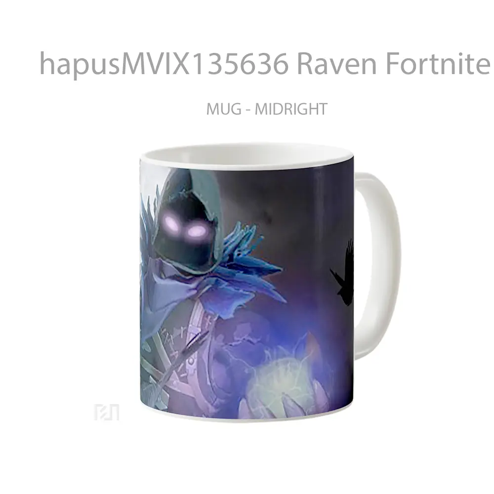 Mug Raven Fortnite Battle Royale Cangkir Gamer - All-side / Desain