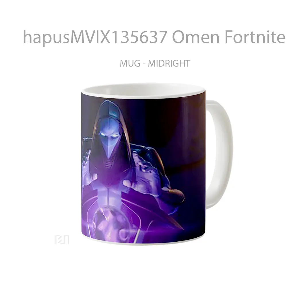 Mug Omen Fortnite Battle Royale Cangkir Gamer - All-side / Desain