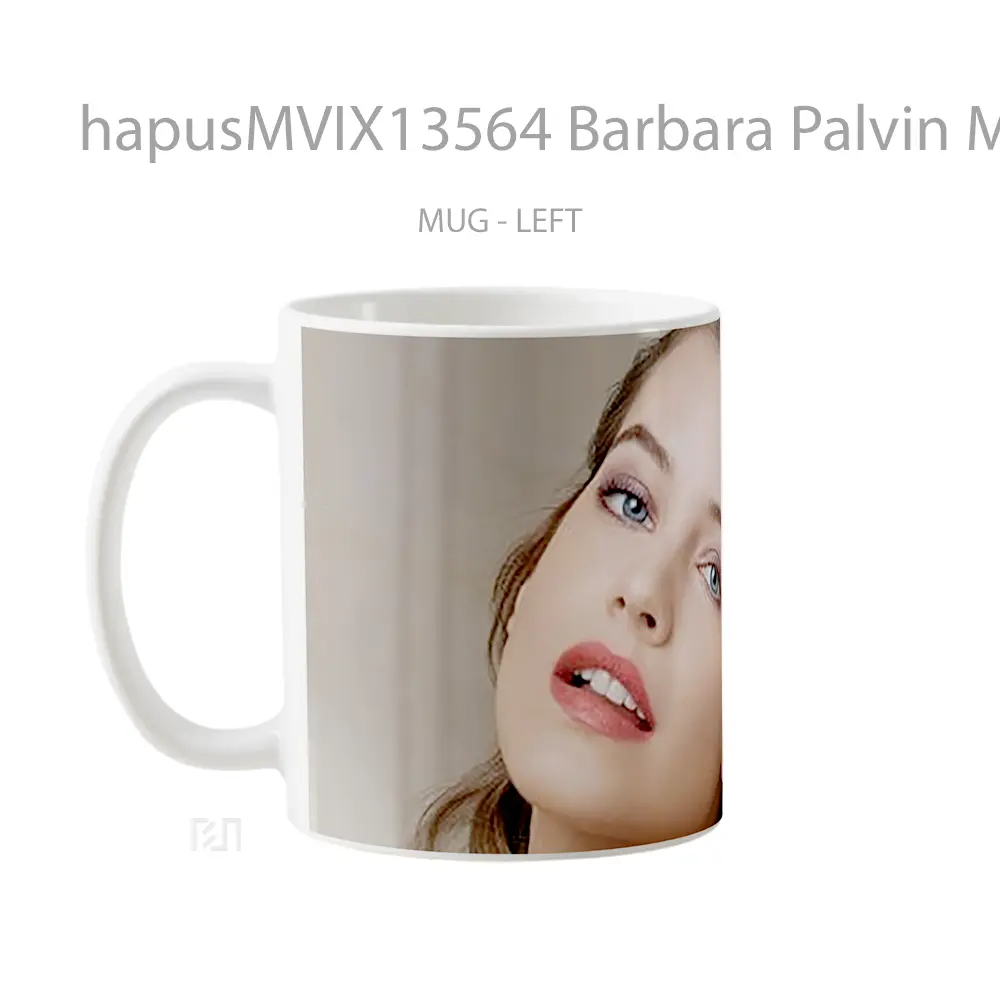 Mug Barbara Palvin Model Gelas Keramik Unik - All-side / Desain