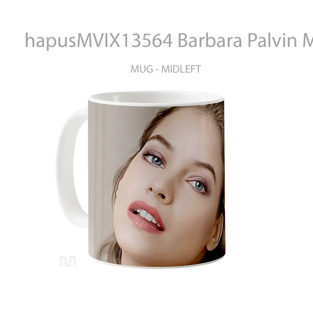 Mug Barbara Palvin Model Gelas Keramik Unik - All-side / Desain