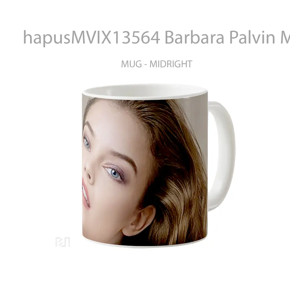 Mug Barbara Palvin Model Gelas Keramik Unik - All-side / Desain