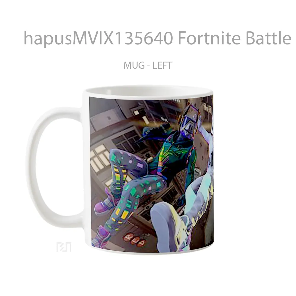 Mug Fortnite Battle Royale Marshmello Dj Yonder Dj Bop Cangkir Gamer - All-side / Desain