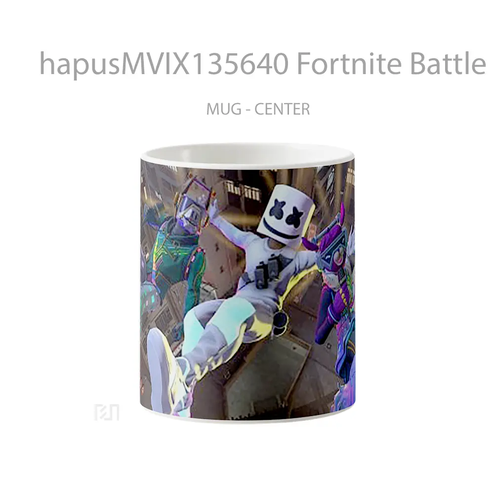 Mug Fortnite Battle Royale Marshmello Dj Yonder Dj Bop Cangkir Gamer