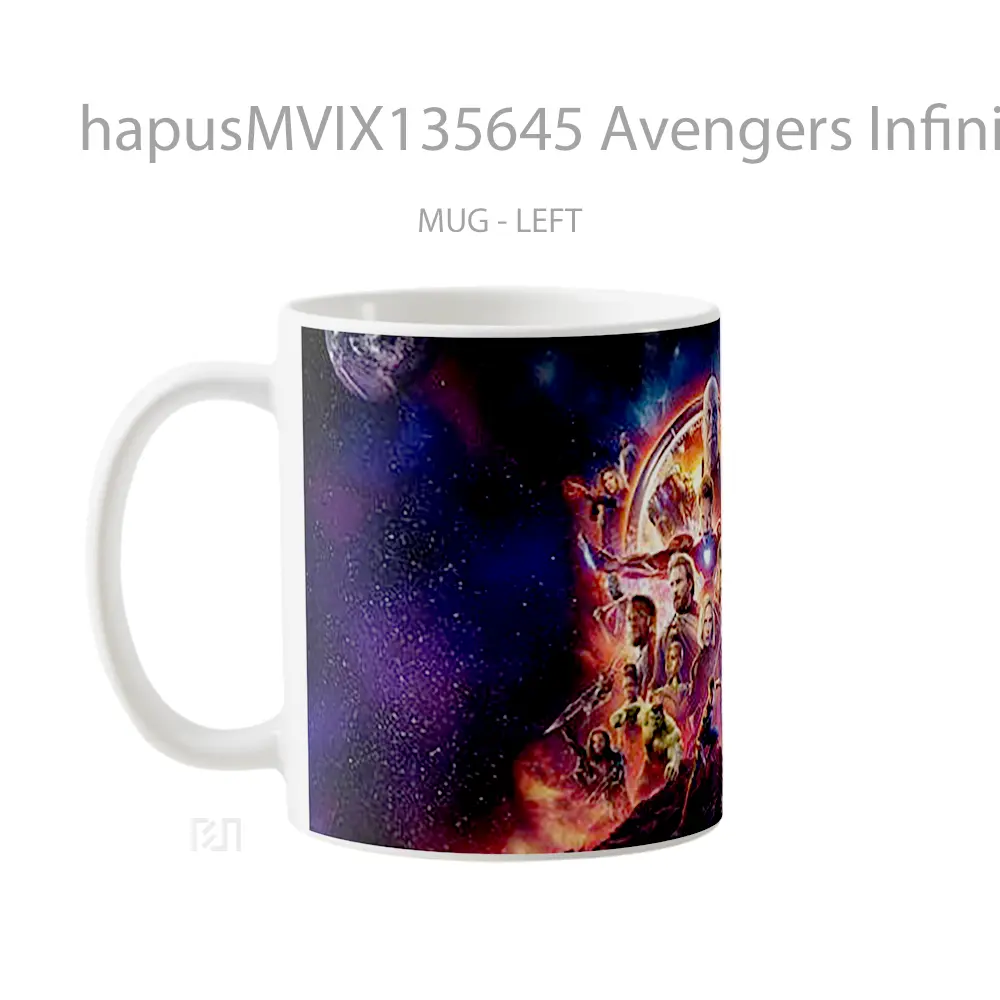 Mug Avengers Infinity War Gelas Superhero - All-side / Desain