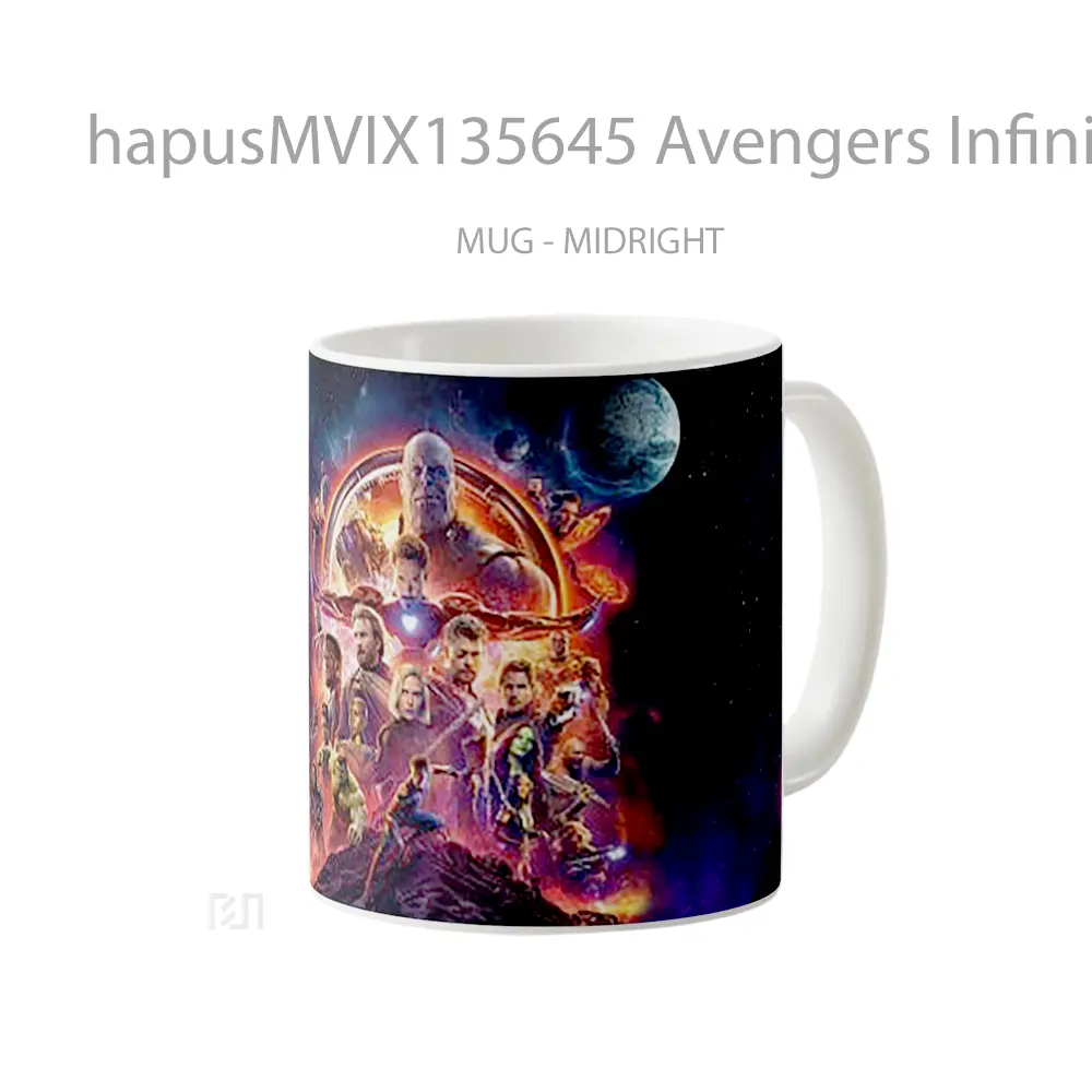 Mug Avengers Infinity War Gelas Superhero - All-side / Desain