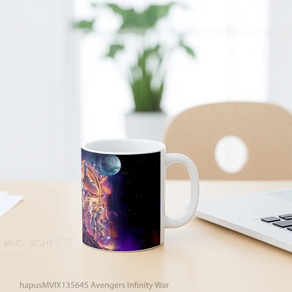 Mug Avengers Infinity War Gelas Superhero - All-side / Desain