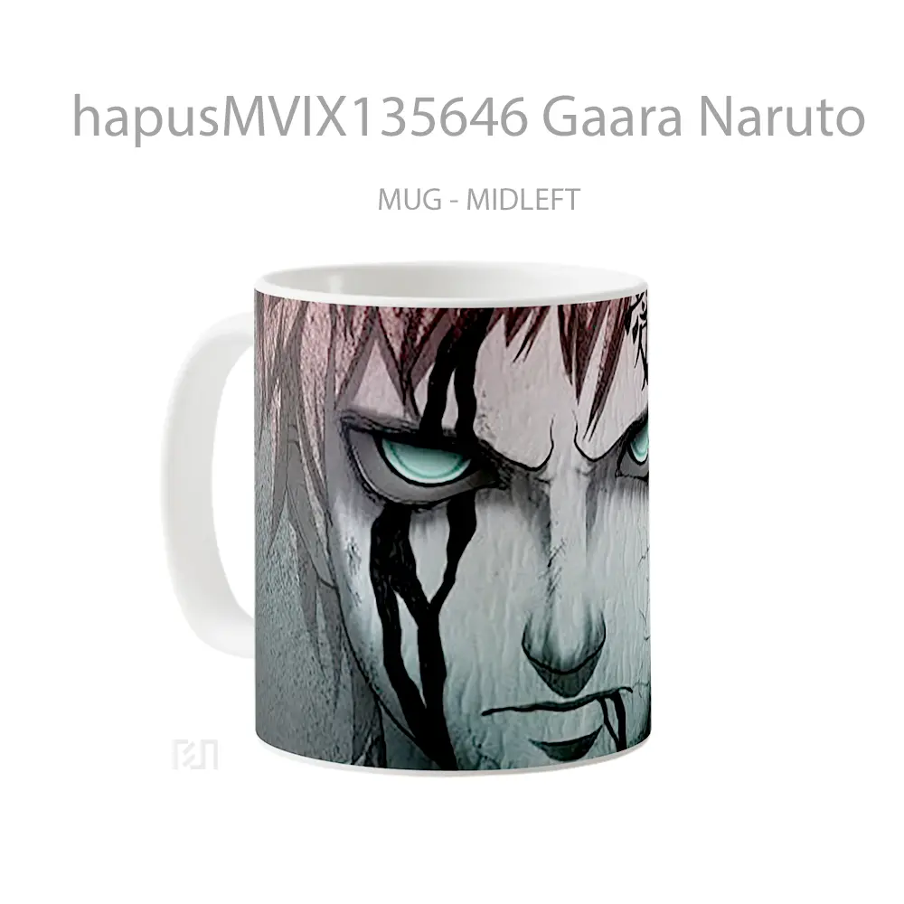 Mug Gaara Naruto Cangkir Anime - All-side / Desain