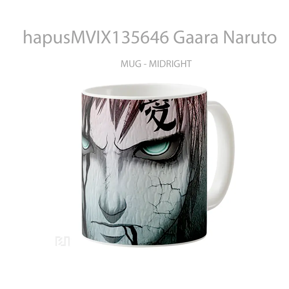 Mug Gaara Naruto Cangkir Anime - All-side / Desain