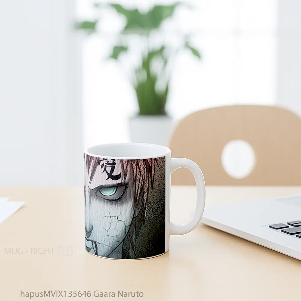 Mug Gaara Naruto Cangkir Anime - All-side / Desain
