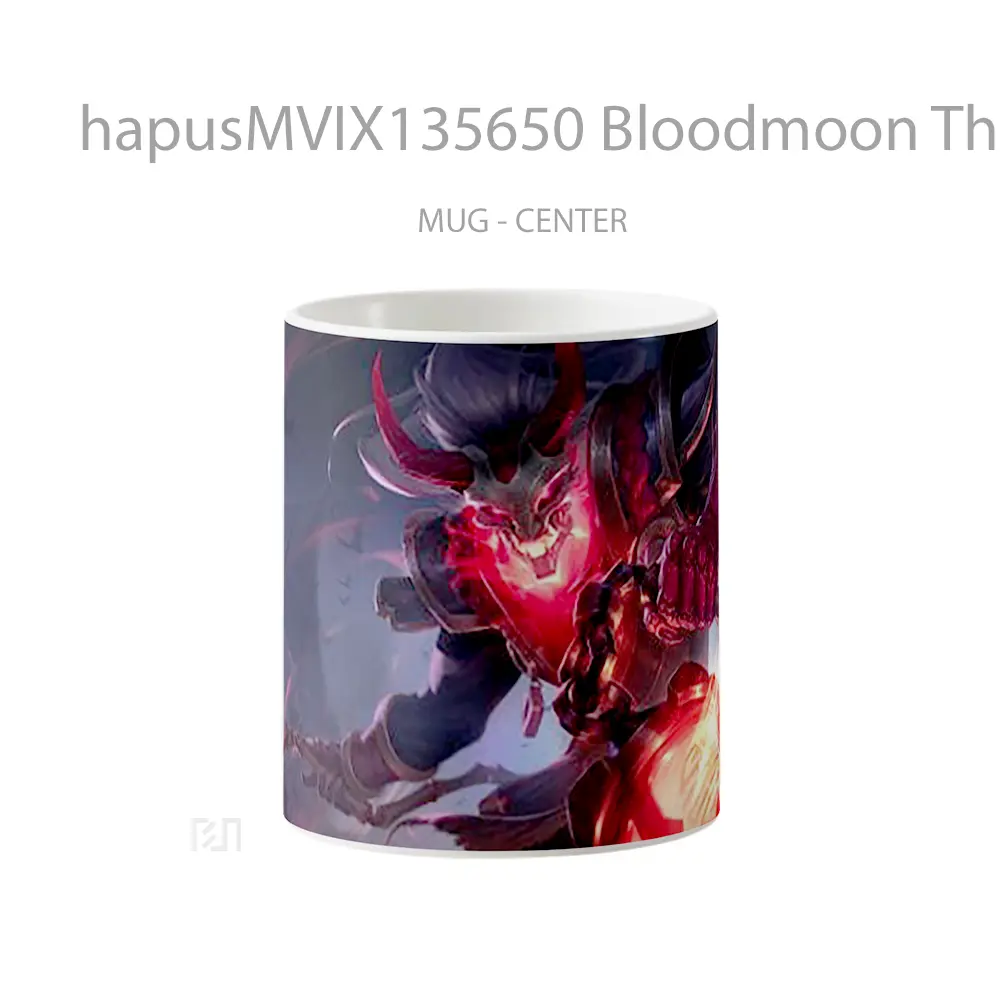 Mug Bloodmoon Thresh League Of Legends Cangkir Gamer