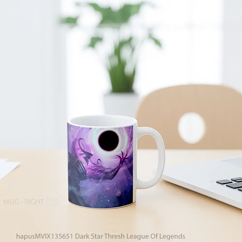 Mug Dark Star Thresh League Of Legends Cangkir Gamer - All-side / Desain