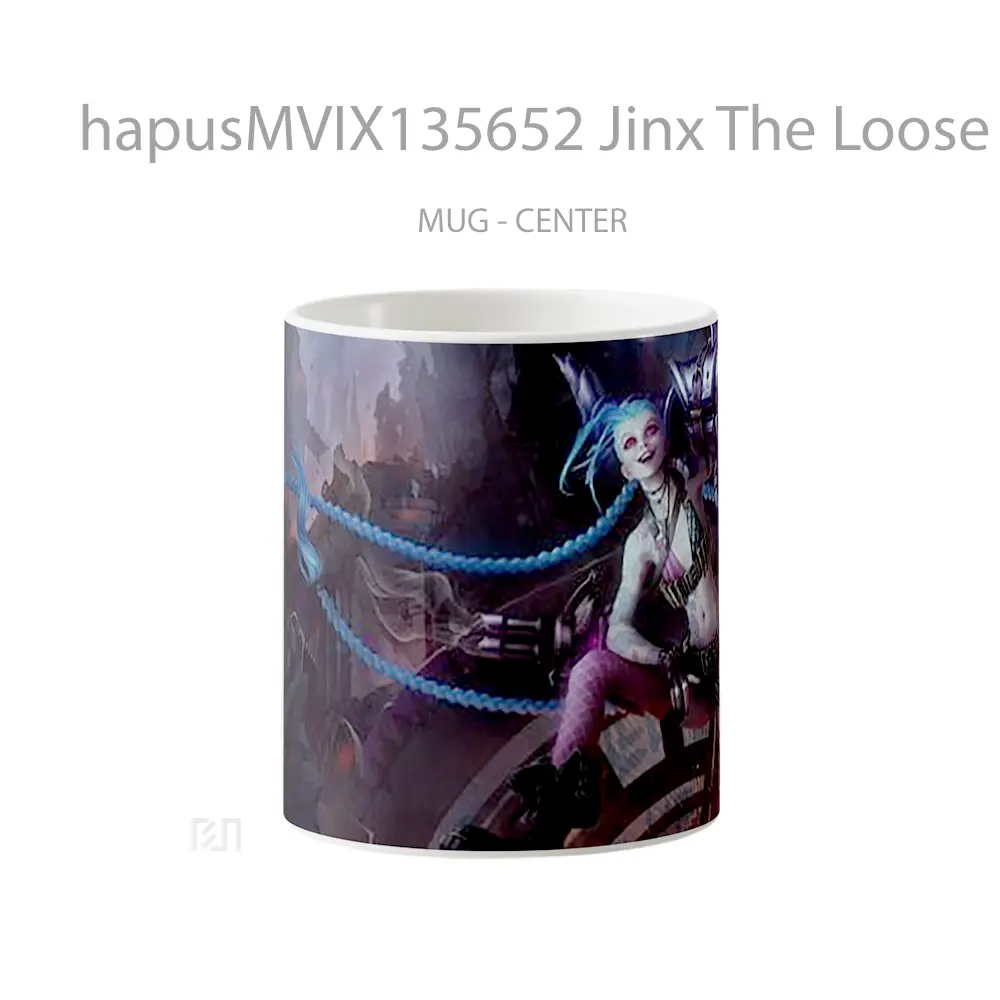 Mug Jinx The Loose Cannon League Of Legends Cangkir Gamer