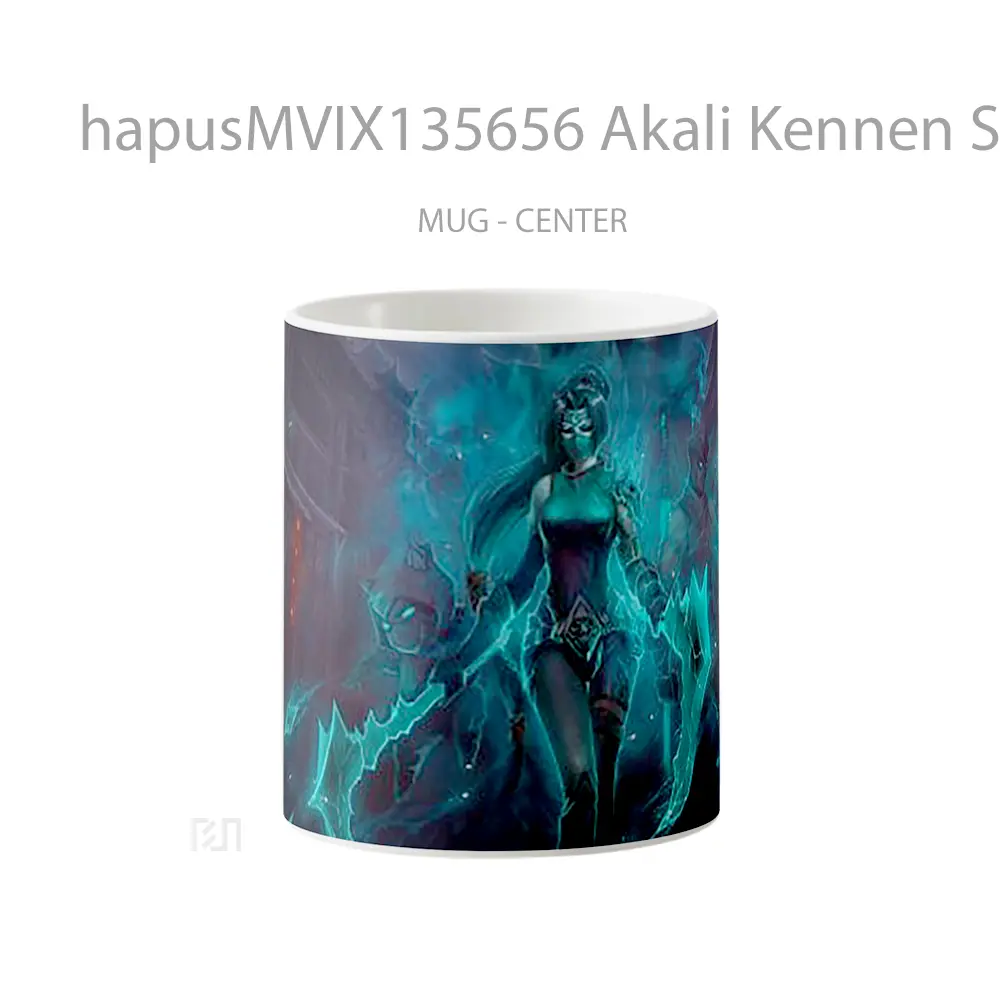 Mug Akali Kennen Shen League Of Legends Cangkir Gamer