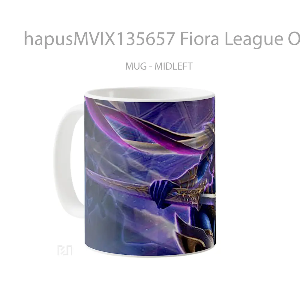 Mug Fiora League Of Legends V1 Cangkir Gamer - All-side / Desain