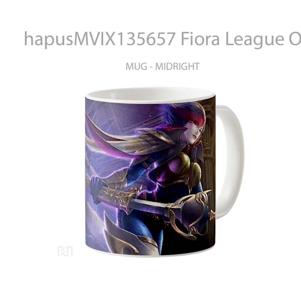 Mug Fiora League Of Legends V1 Cangkir Gamer - All-side / Desain
