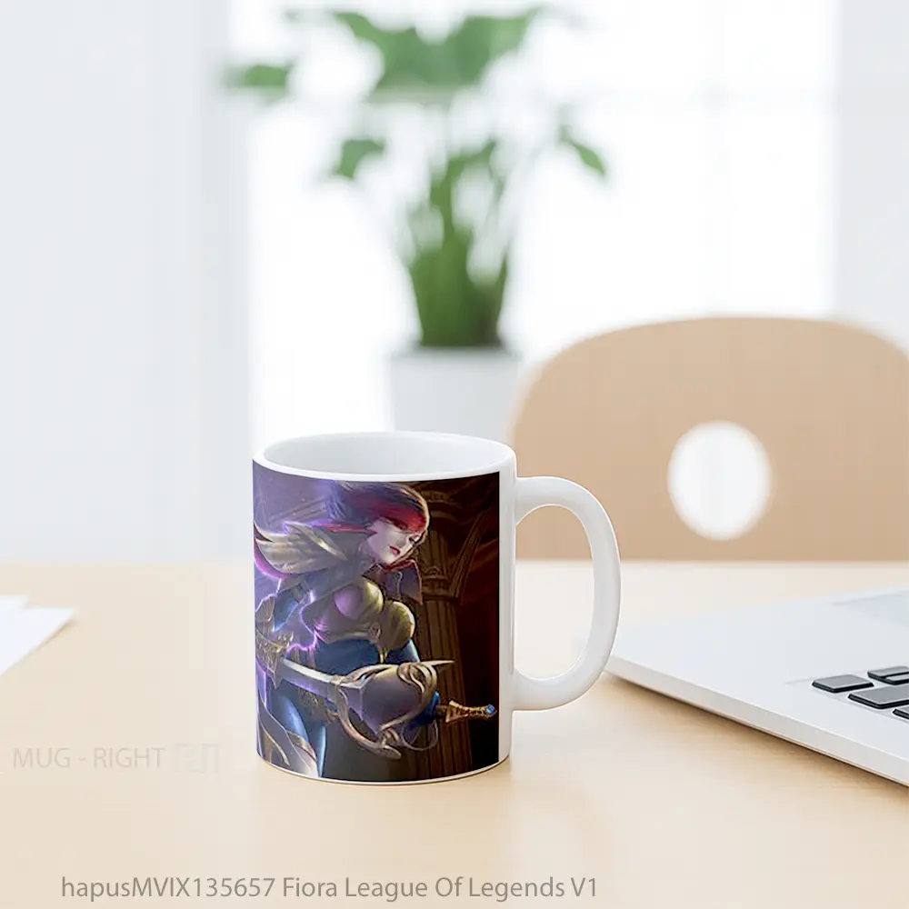Mug Fiora League Of Legends V1 Cangkir Gamer - All-side / Desain