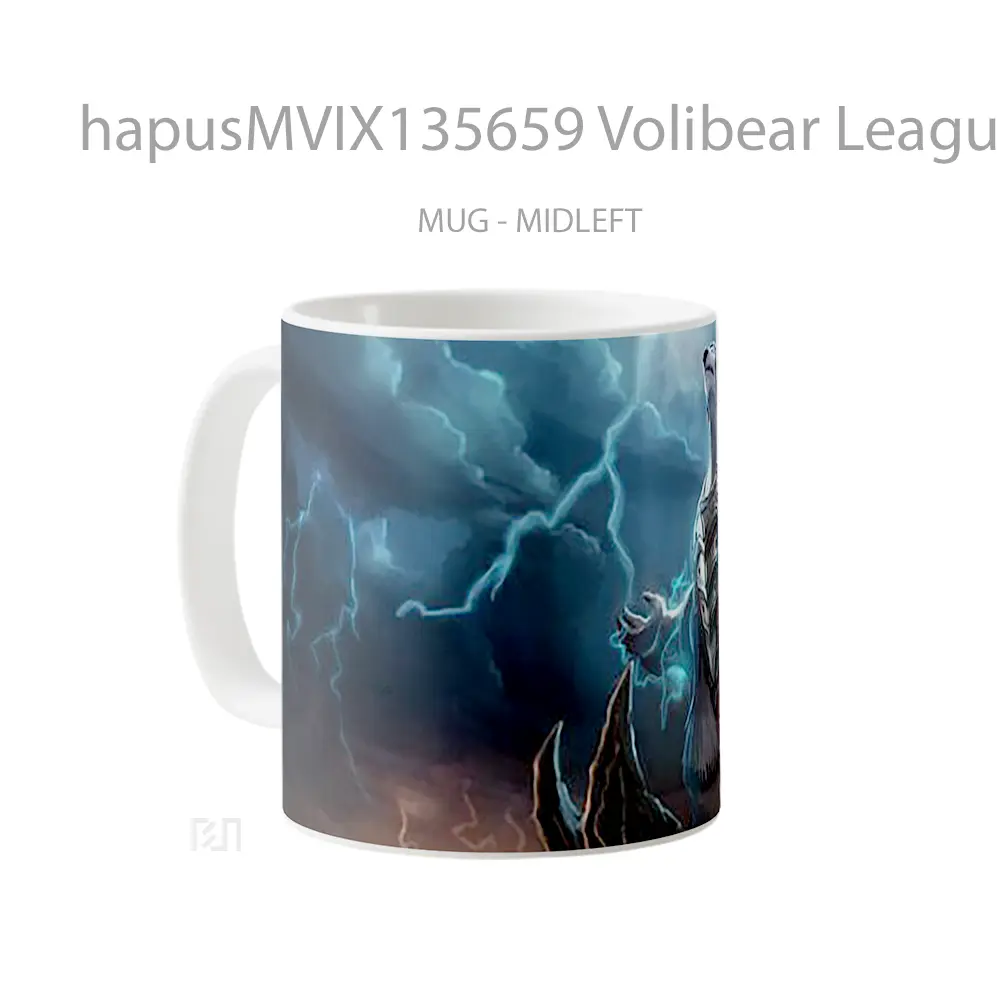 Mug Volibear League Of Legends Cangkir Gamer - All-side / Desain