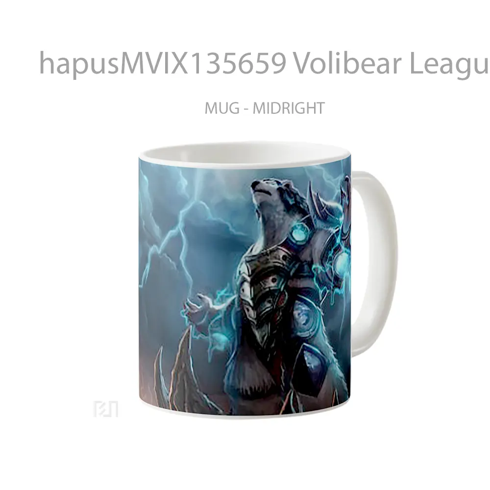 Mug Volibear League Of Legends Cangkir Gamer - All-side / Desain