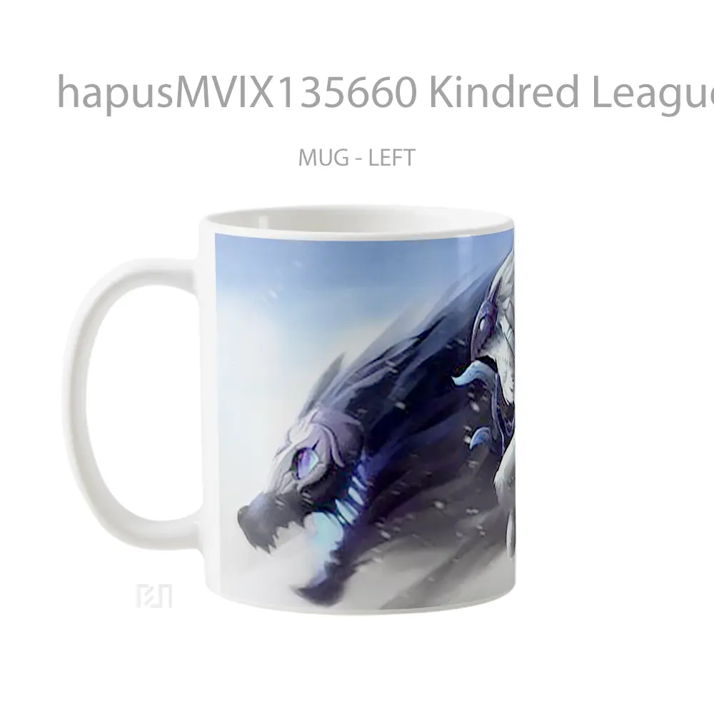 Mug Kindred League Of Legends V2 Cangkir Gamer - All-side / Desain