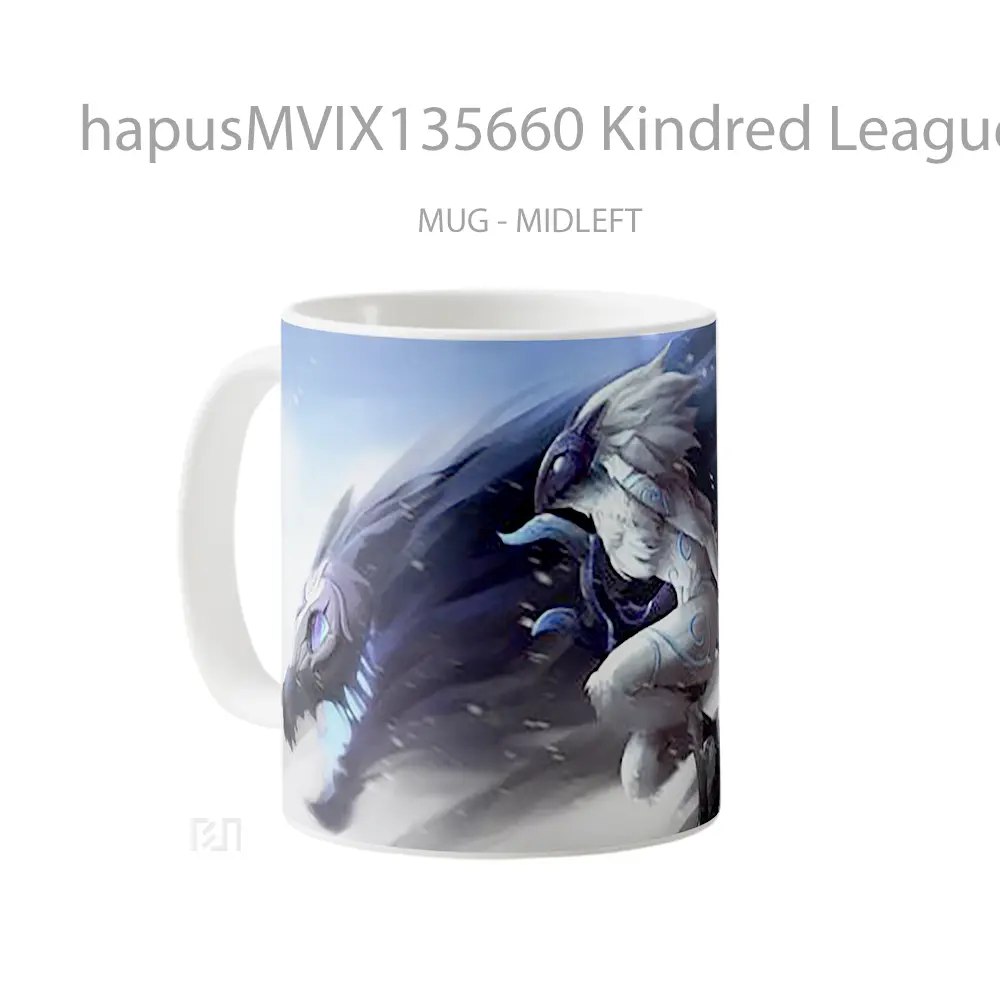 Mug Kindred League Of Legends V2 Cangkir Gamer - All-side / Desain