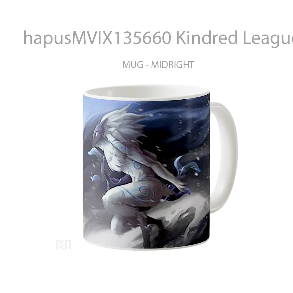 Mug Kindred League Of Legends V2 Cangkir Gamer - All-side / Desain