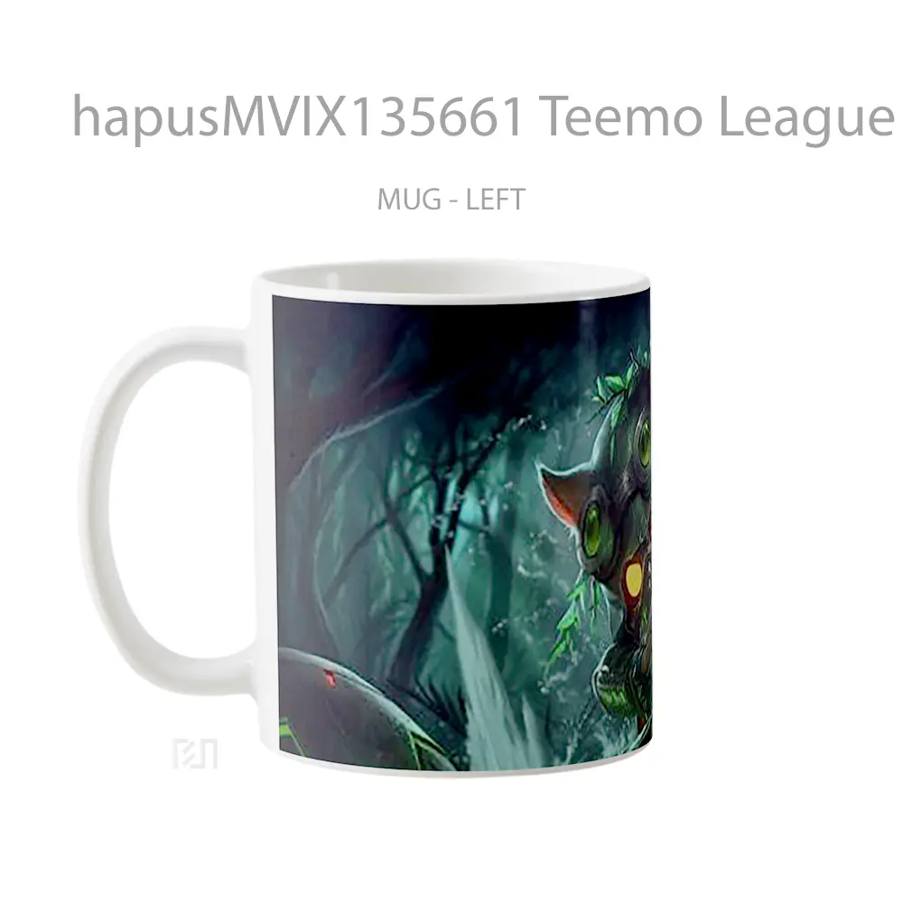 Mug Teemo League Of Legends Cangkir Gamer - All-side / Desain