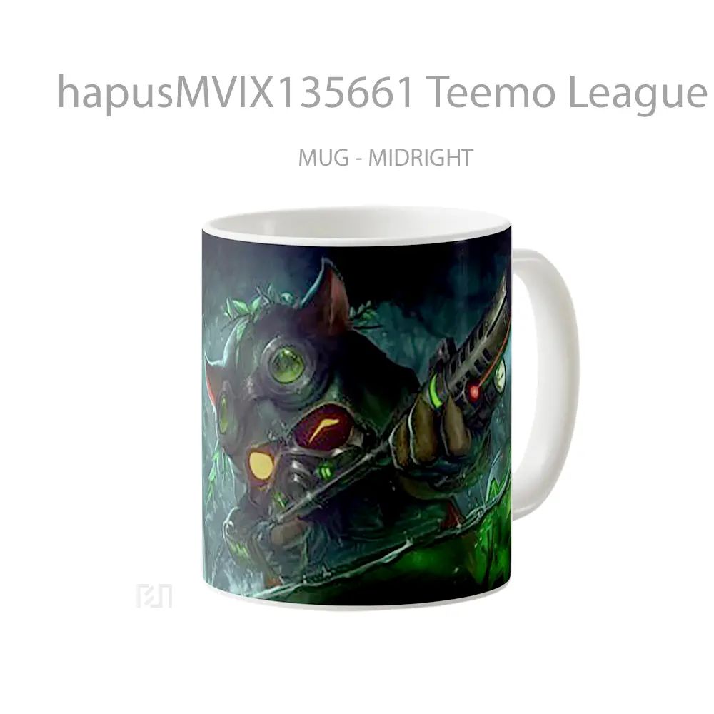 Mug Teemo League Of Legends Cangkir Gamer - All-side / Desain