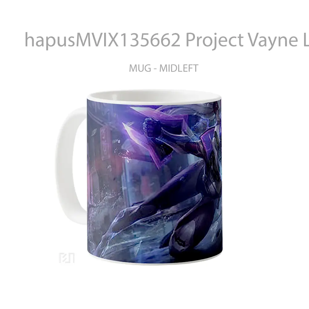 Mug Project Vayne League Of Legends Cangkir Gamer - All-side / Desain