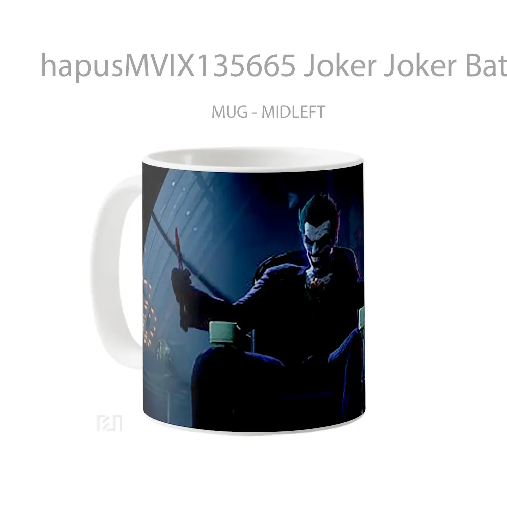 Mug Joker Joker Batman Arkham Origins Gelas Superhero - All-side / Desain