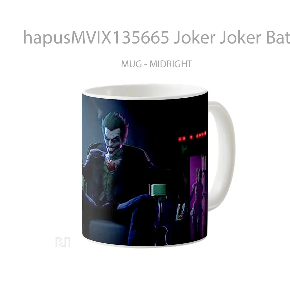 Mug Joker Joker Batman Arkham Origins Gelas Superhero - All-side / Desain