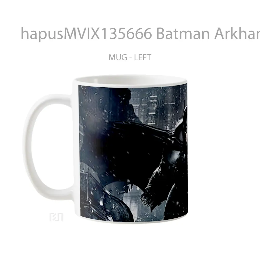 Mug Batman Arkham Origins V2 Gelas Superhero - All-side / Desain