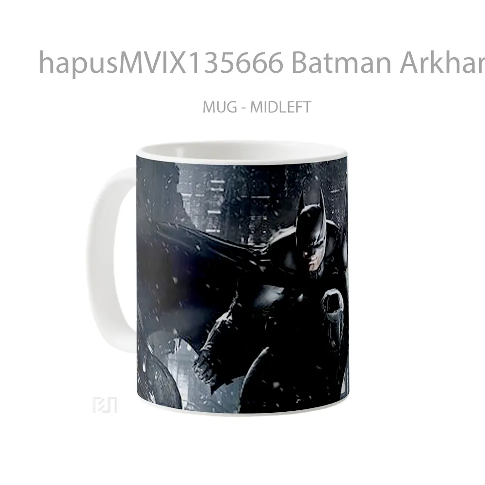 Mug Batman Arkham Origins V2 Gelas Superhero - All-side / Desain