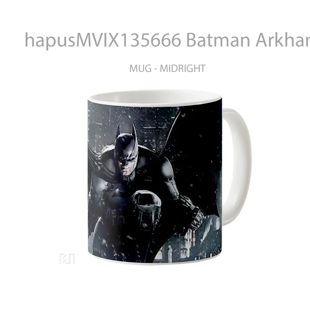 Mug Batman Arkham Origins V2 Gelas Superhero - All-side / Desain