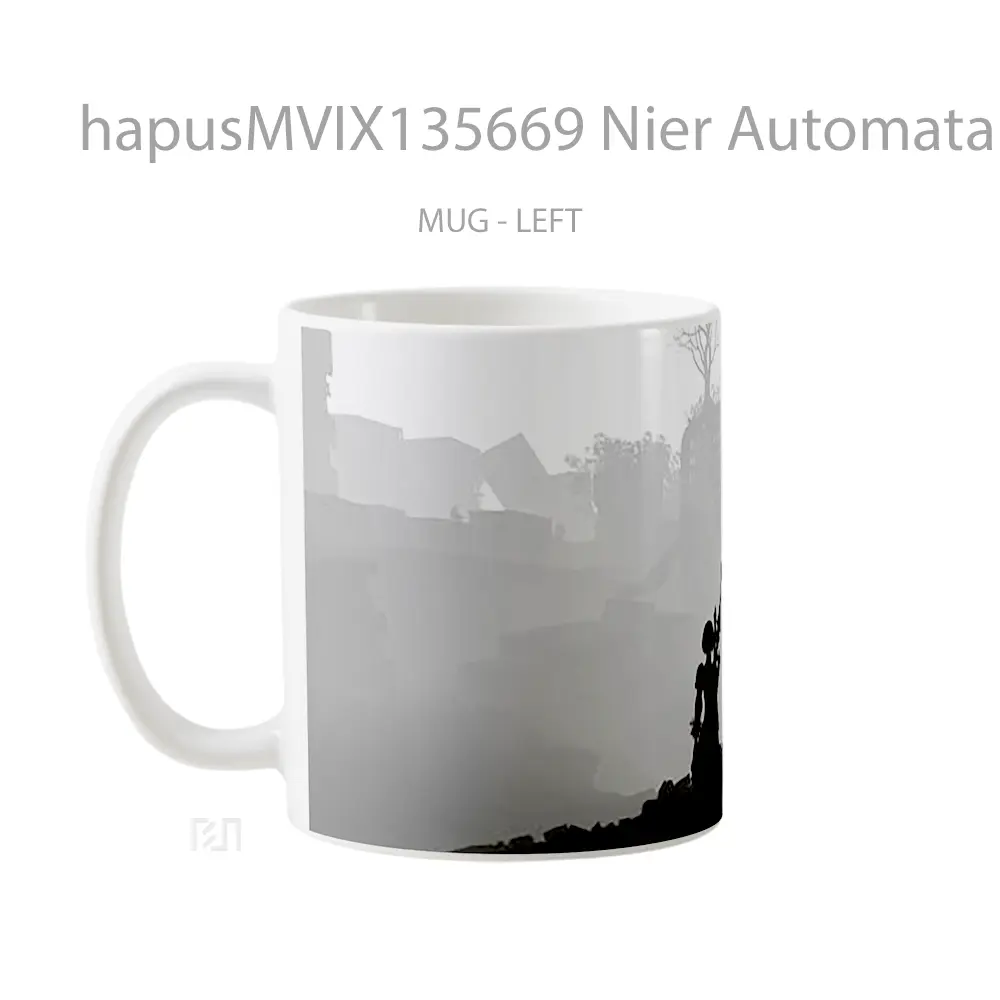 Mug Nier Automata V2 Cangkir Gamer - All-side / Desain
