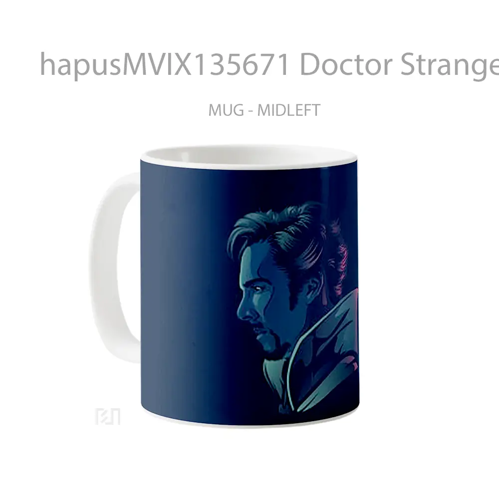 Mug Doctor Strange Minimalist Gelas Superhero - All-side / Desain