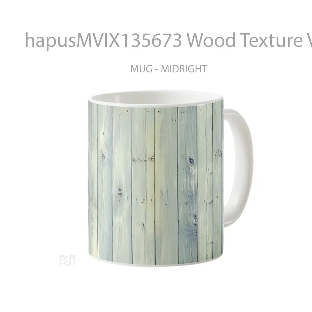 Mug Wood Texture V3 Gelas Keramik Unik - All-side / Desain